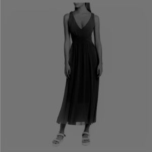 FUZZI Black Sleeveless Dress